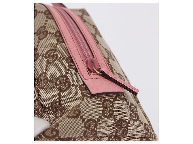 Borsa GUCCI GG Canvas Beige 124542 Auth 200546V - vista 14
