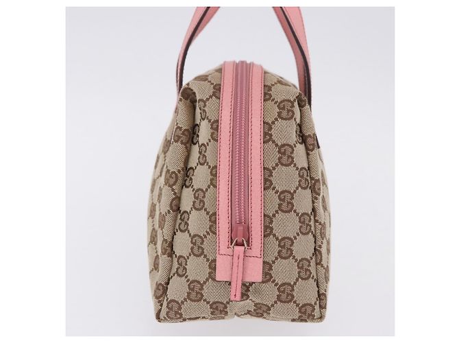 Borsa GUCCI GG Canvas Beige 124542 Auth 200546V - vista 5