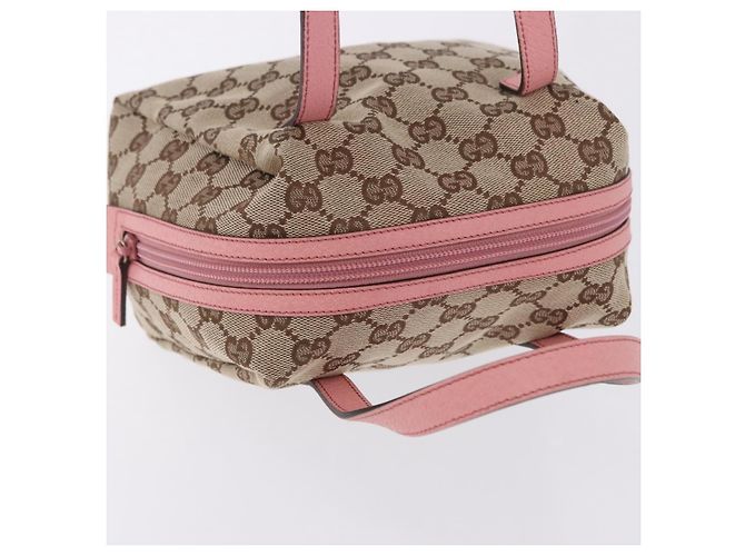 Borsa GUCCI GG Canvas Beige 124542 Auth 200546V - vista 6