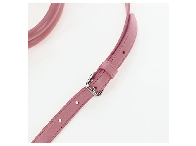 Borsa a mano Miu Miu Matelassé in pelle 2way Rosa Argento Auth 203770V - vista 12
