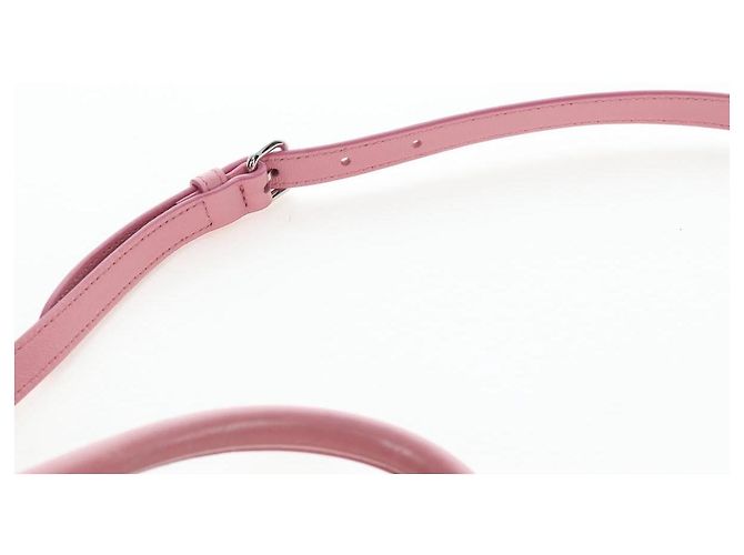 Borsa a mano Miu Miu Matelassé in pelle 2way Rosa Argento Auth 203770V - vista 13