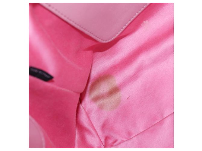 Borsa a mano Miu Miu Matelassé in pelle 2way Rosa Argento Auth 203770V - vista 25