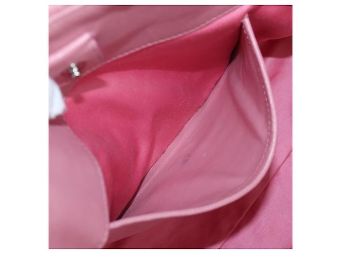 Borsa a mano Miu Miu Matelassé in pelle 2way Rosa Argento Auth 203770V - vista 28