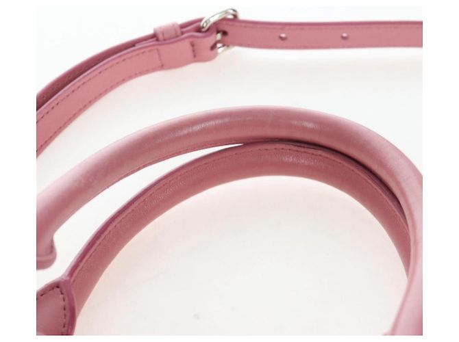 Borsa a mano Miu Miu Matelassé in pelle 2way Rosa Argento Auth 203770V - vista 9