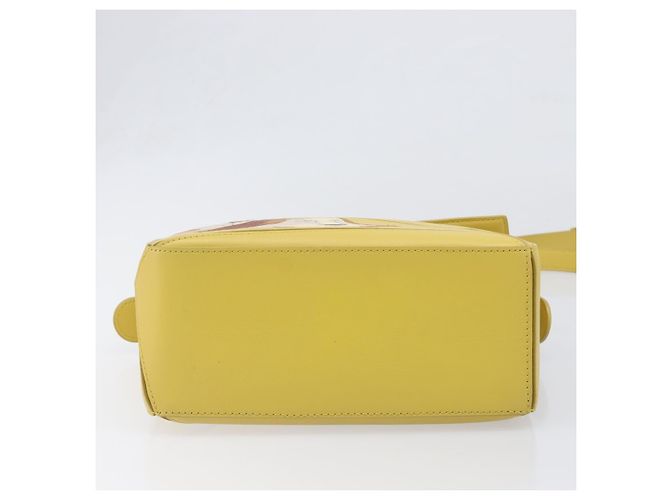 LOEWE x Studio Ghibli Howl's Moving Castle Hin Puzzle Bag Yellow Auth 167554SM Giallo - vista 11