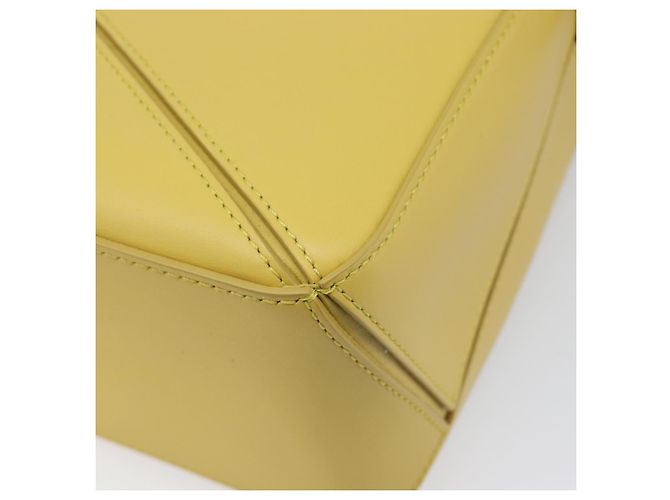 LOEWE x Studio Ghibli Howl's Moving Castle Hin Puzzle Bag Yellow Auth 167554SM Giallo - vista 14