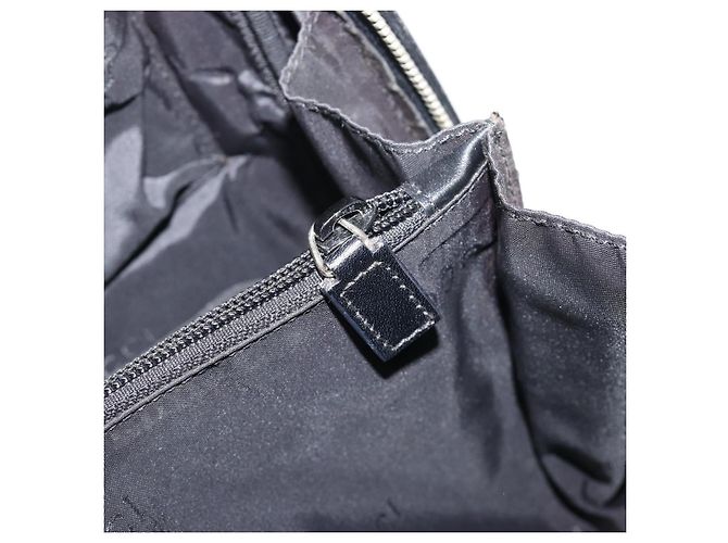 Borsa da Lavoro GUCCI Canvas Black Silver 019 0327 Auth bs37023 Nero Argento - vista 19