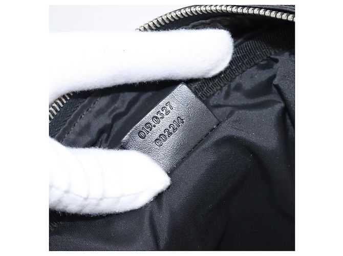 Borsa da Lavoro GUCCI Canvas Black Silver 019 0327 Auth bs37023 Nero Argento - vista 23