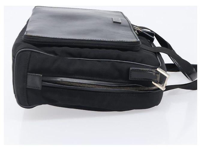 Borsa da Lavoro GUCCI Canvas Black Silver 019 0327 Auth bs37023 Nero Argento - vista 4