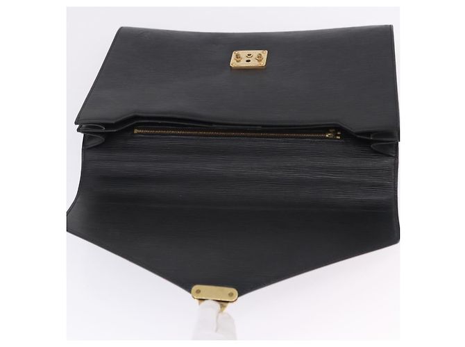 LOUIS VUITTON Epi Serviette Conseiller Business Bag Black M54422 LV Auth BA15701 Nero - vista 18