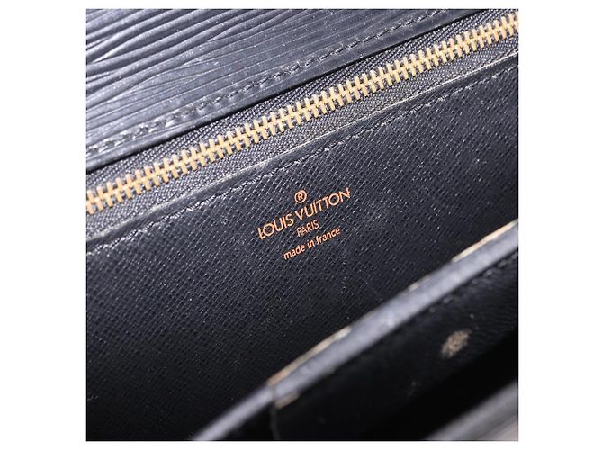 LOUIS VUITTON Epi Serviette Conseiller Business Bag Black M54422 LV Auth BA15701 Nero - vista 19