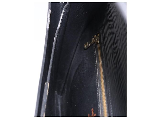 LOUIS VUITTON Epi Serviette Conseiller Business Bag Black M54422 LV Auth BA15701 Nero - vista 24