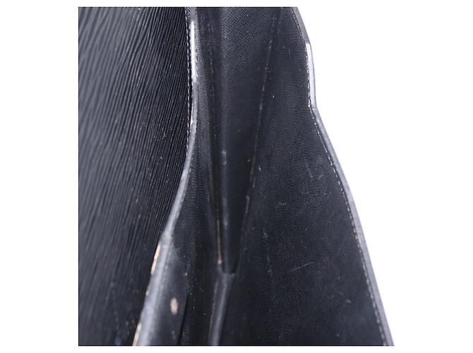 LOUIS VUITTON Epi Serviette Conseiller Business Bag Black M54422 LV Auth BA15701 Nero - vista 28