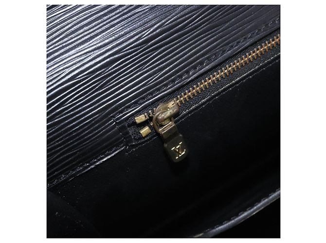 LOUIS VUITTON Epi Serviette Conseiller Business Bag Black M54422 LV Auth BA15701 Nero - vista 29