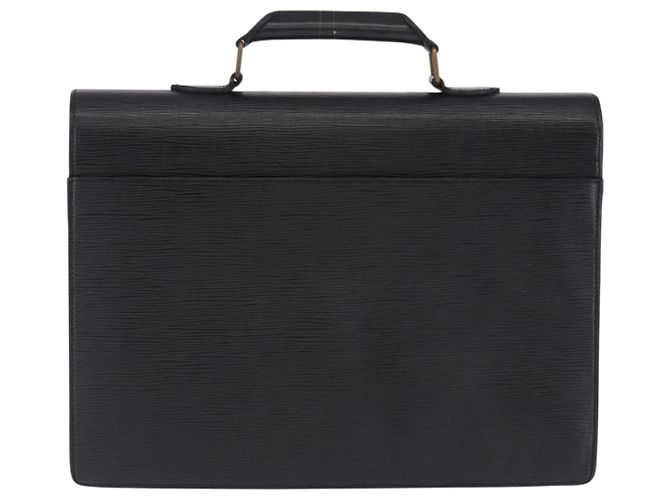 LOUIS VUITTON Epi Serviette Conseiller Business Bag Black M54422 LV Auth BA15701 Nero - vista 3