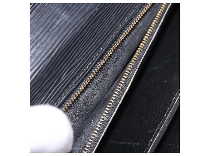 LOUIS VUITTON Epi Serviette Conseiller Business Bag Black M54422 LV Auth BA15701 Nero - vista 30