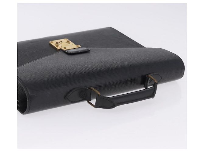 LOUIS VUITTON Epi Serviette Conseiller Business Bag Black M54422 LV Auth BA15701 Nero - vista 6