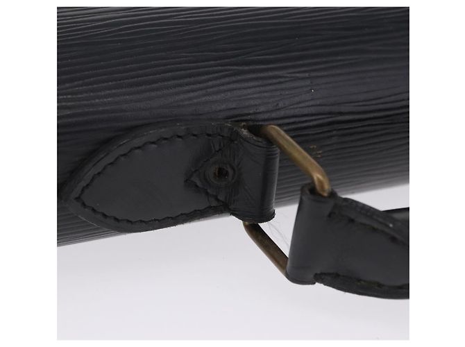 LOUIS VUITTON Epi Serviette Conseiller Business Bag Black M54422 LV Auth BA15701 Nero - vista 7