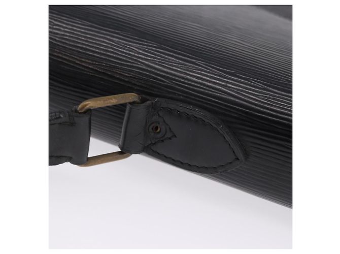 LOUIS VUITTON Epi Serviette Conseiller Business Bag Black M54422 LV Auth BA15701 Nero - vista 8