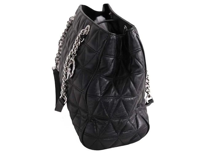 Borsa tote Michael Kors in pelle nera Nero - vista 3