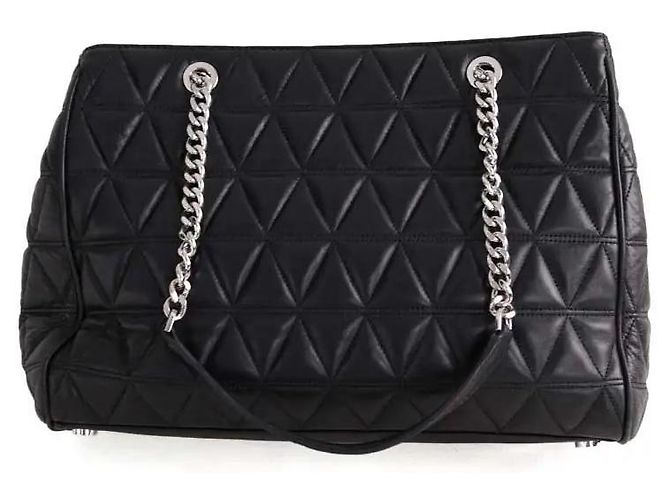 Borsa tote Michael Kors in pelle nera Nero - vista 4