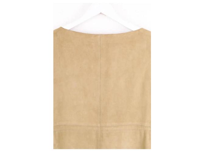 Lederkleid Sprung Frères Camel Kamel - Ansicht 4