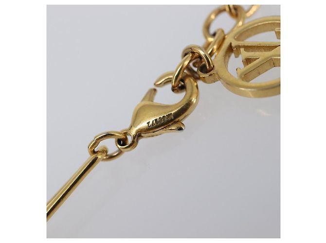 LOUIS VUITTON Monogram Collier Roman Holiday Necklace Gold M80272 Auth 203051M - vista 16