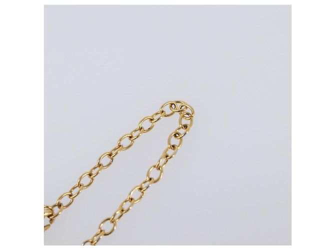 LOUIS VUITTON Monogram Collier Roman Holiday Necklace Gold M80272 Auth 203051M - vista 8