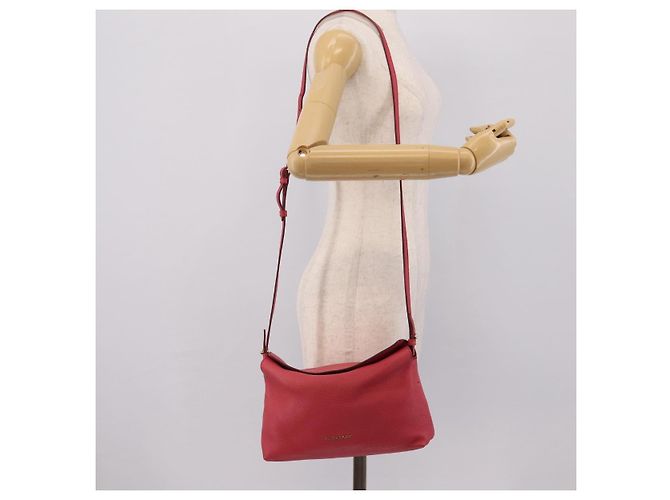 Borsa a tracolla BURBERRY in pelle Pink Gold Auth 203127 Rosa D'oro - vista 22