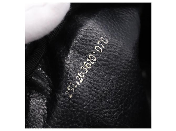 Pouch FENDI Zucca Canvas Marrone Nero Auth 203810 - vista 17
