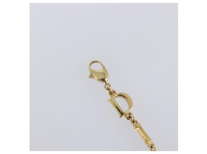 Bracciale Christian Dior Metallo Tono Oro Auth SW2835V - vista 3