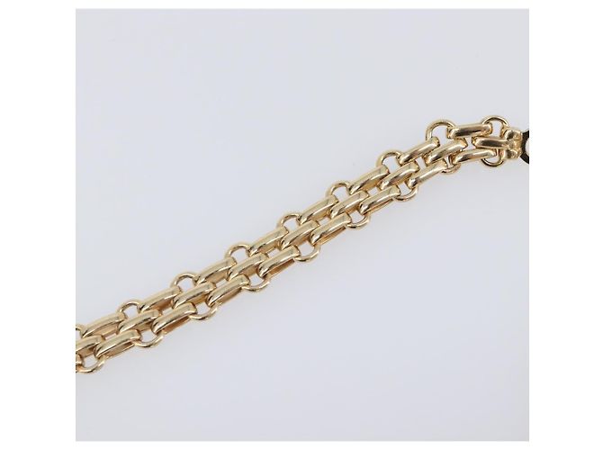 Collana Christian Dior metallo Gold Tone Auth SW2803 - vista 14