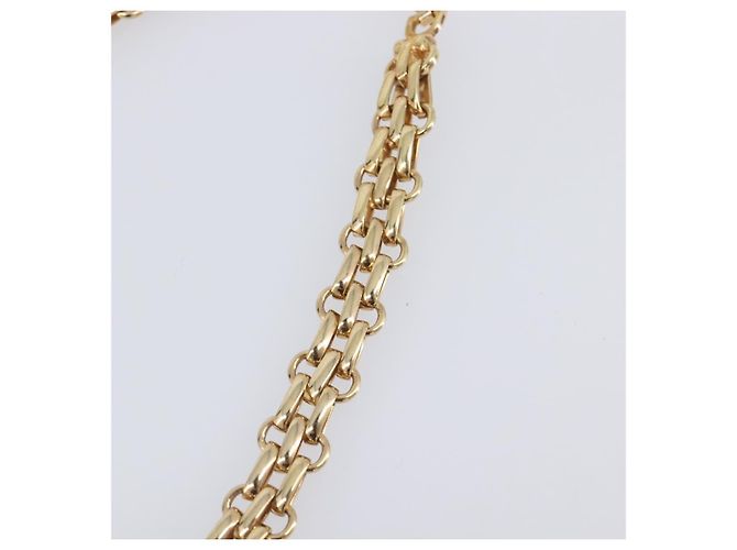 Collana Christian Dior metallo Gold Tone Auth SW2803 - vista 17