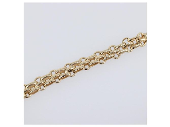 Collana Christian Dior metallo Gold Tone Auth SW2803 - vista 5