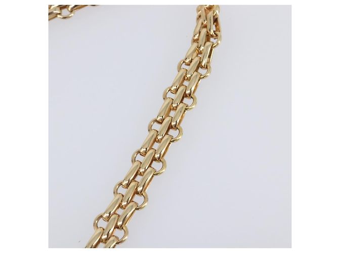 Collana Christian Dior metallo Gold Tone Auth SW2803 - vista 8