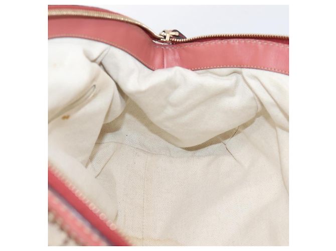 Borsa GUCCI Diamante Canvas 2way Beige Gold 223974 Auth 203180 D'oro - vista 22