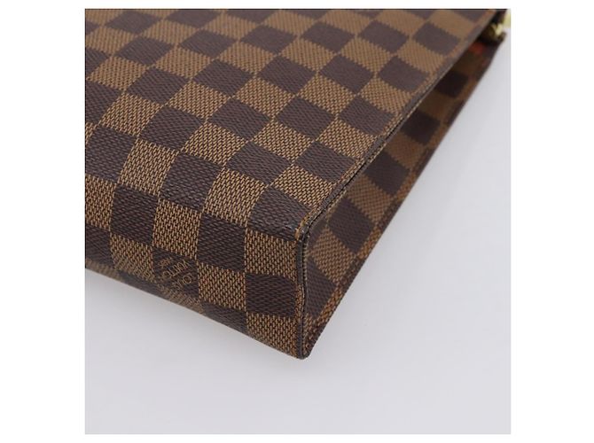 LOUIS VUITTON Damier Ebene Poche Toilette 26 Pouch N47543 LV Auth 202619A - vista 10