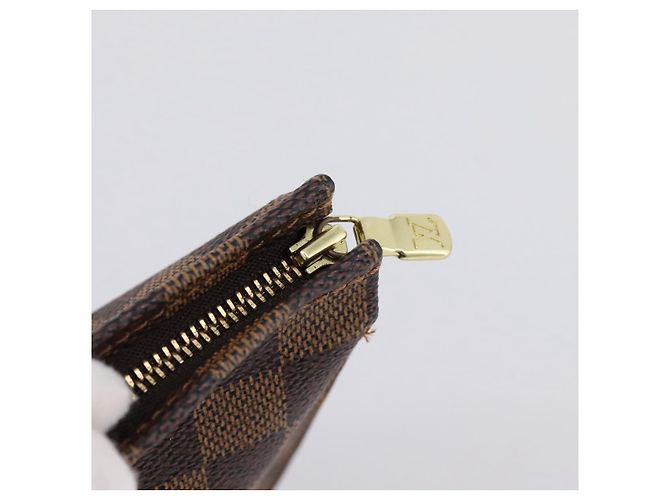 LOUIS VUITTON Damier Ebene Poche Toilette 26 Pouch N47543 LV Auth 202619A - vista 13