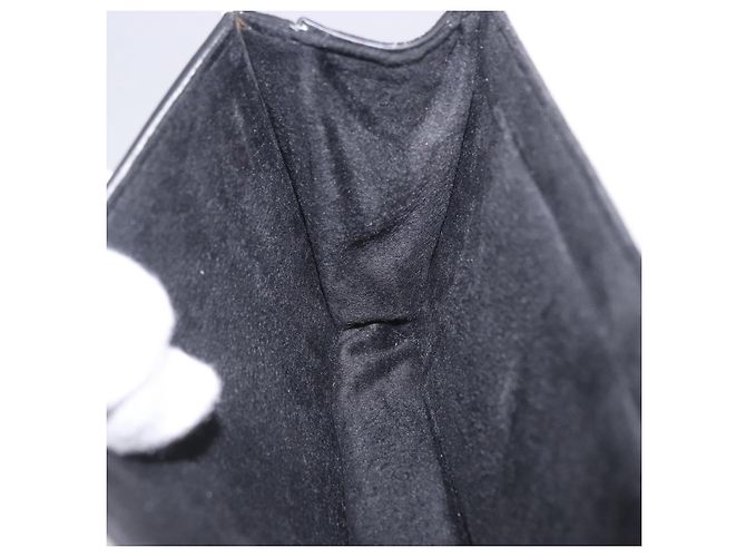 Maison Martin Margiela Maison Margiela Bolsa Horizontal New Rock Couro Branco Prata Auth BA15641V - vista 25