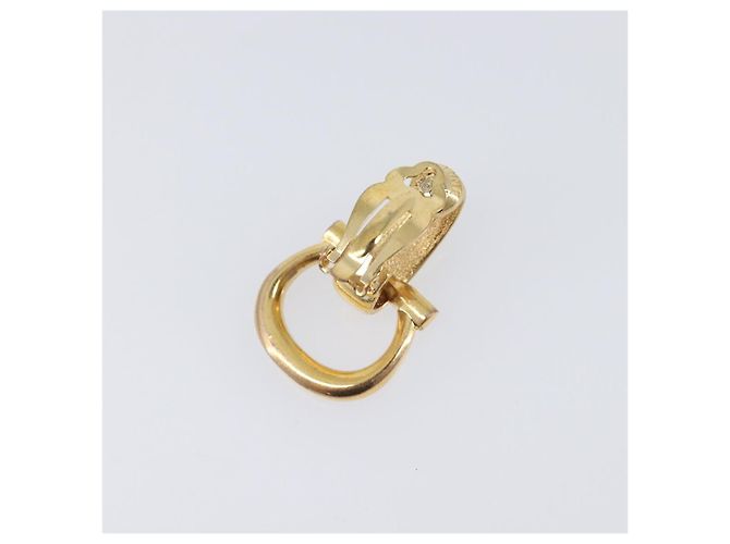 Céline CELINE Ohrringe Metal Gold Tone Auth ka6101 - Ansicht 3