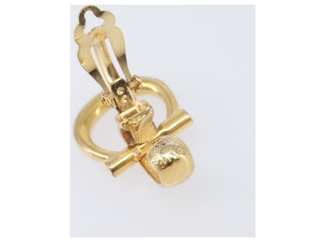 Céline CELINE Ohrringe Metal Gold Tone Auth ka6101 - Ansicht 4