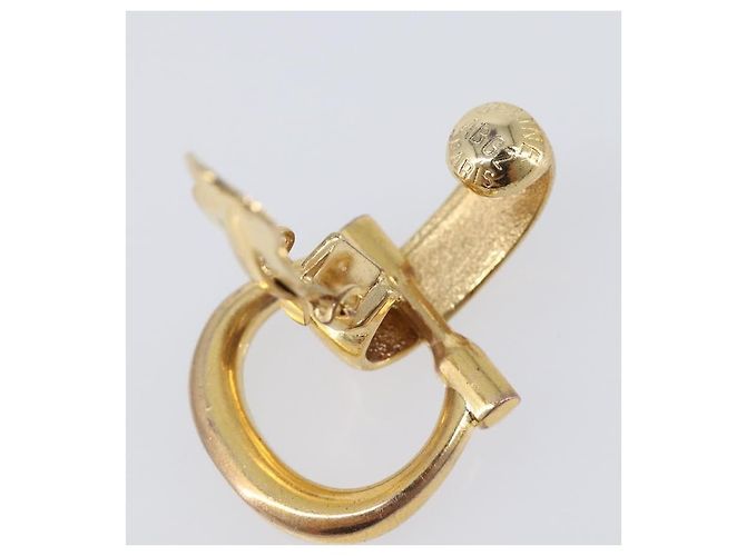 Céline CELINE Ohrringe Metal Gold Tone Auth ka6101 - Ansicht 5