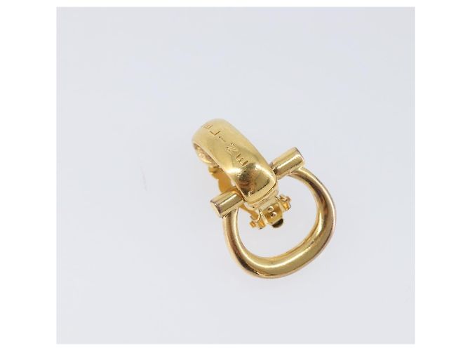 Céline CELINE Ohrringe Metal Gold Tone Auth ka6101 - Ansicht 6