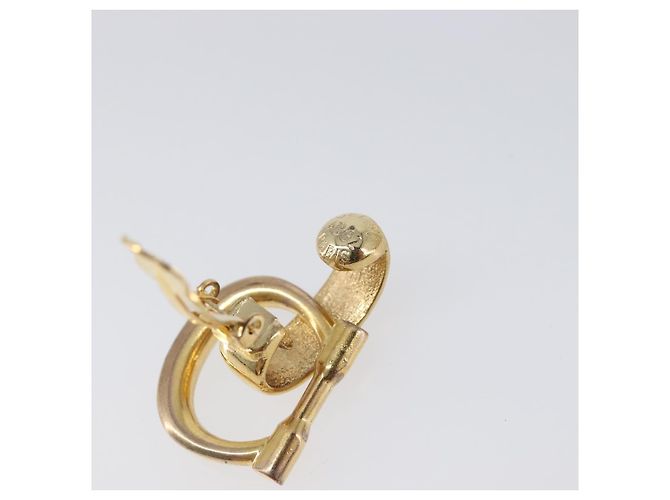 Céline CELINE Ohrringe Metal Gold Tone Auth ka6101 - Ansicht 9