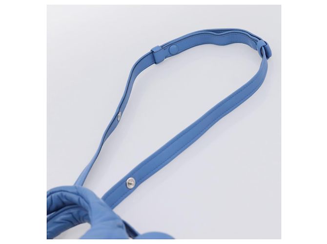 PRADA Handtasche aus Leder 2way Blau Silber authentisch 203202SAM - Ansicht 10