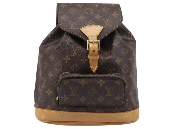 Zaino LOUIS VUITTON Monogram Montsouris MM M51136 LV Auth 202189V Monogramma - vista 13