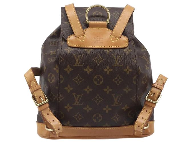 Zaino LOUIS VUITTON Monogram Montsouris MM M51136 LV Auth 202189V Monogramma - vista 2