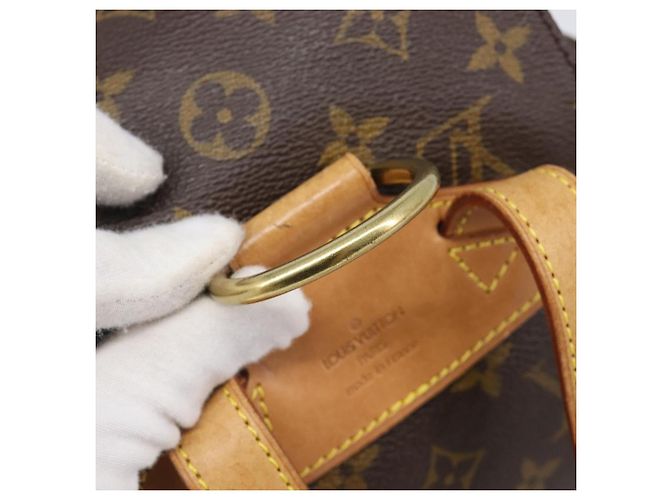 Zaino LOUIS VUITTON Monogram Montsouris MM M51136 LV Auth 202189V Monogramma - vista 7