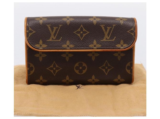 LOUIS VUITTON Monogram Pochette Florentine Waist Bag M51855 LV Auth 203155V Monogramma - vista 12