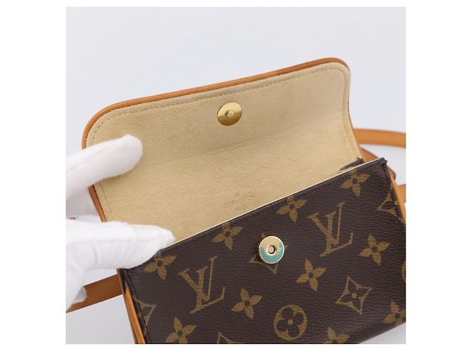 LOUIS VUITTON Monogram Pochette Florentine Waist Bag M51855 LV Auth 203155V Monogramma - vista 18